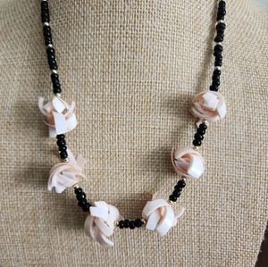 Vintage shell and bead necklace